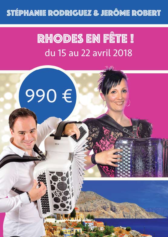 Partez à Rhodes avec Stéphanie Rodriguez