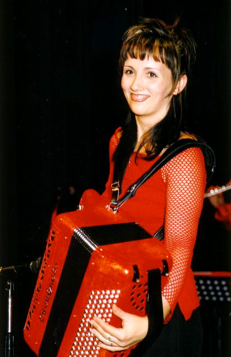 l'accordéoniste lyonnaise Stéphanie Rodriguez