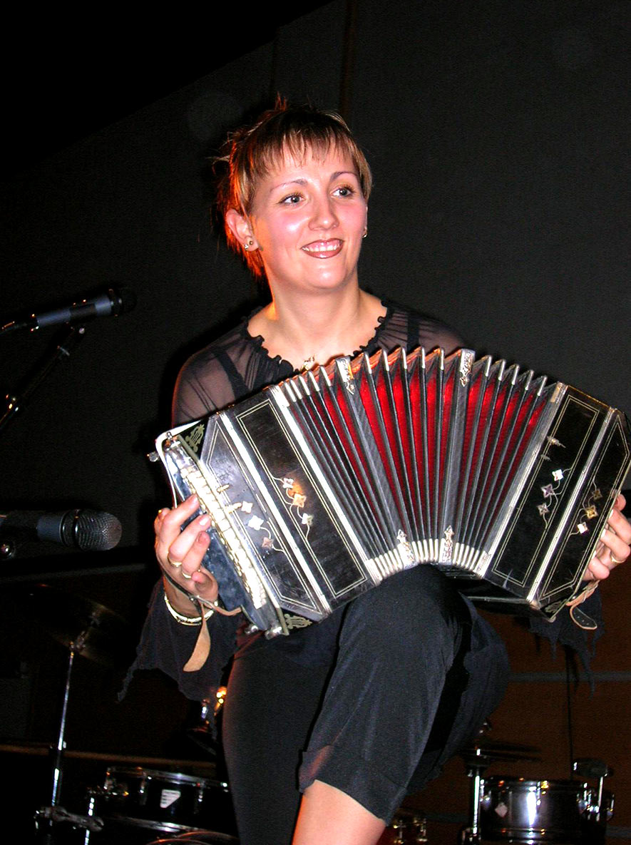 Stéphanie Rodriguez avec son bandonéon