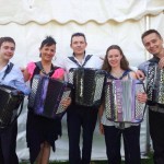 Gala d' accordéon de Vailly sur Sauldre (18) Benoit Nortier, Stephanie Rodriguez , Aurelien Noel Accordeoniste de l'émission "Chabada" France 3, Audrey Couhette et Manu Mauguain